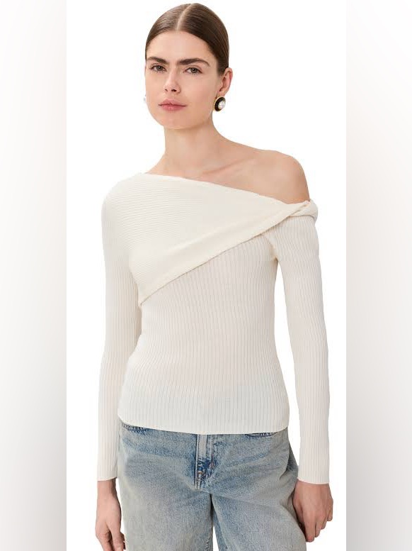 Nwt Reformation Lilou Merino Wool Sweater Top / Size S